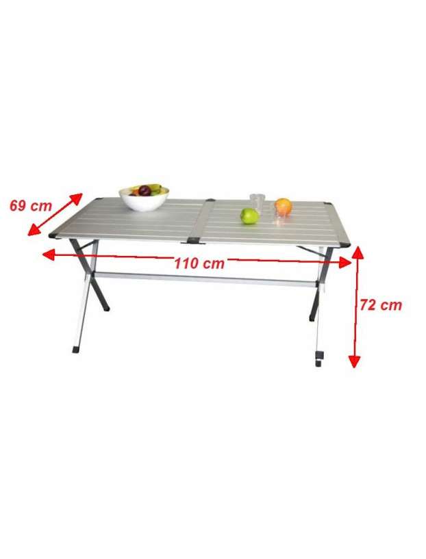 Alu Klapptisch 4 Personen 110cm