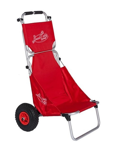 Cadeira trolley-praia com dossel de alumínio Cadeira trolley-praia com dossel de alumínio