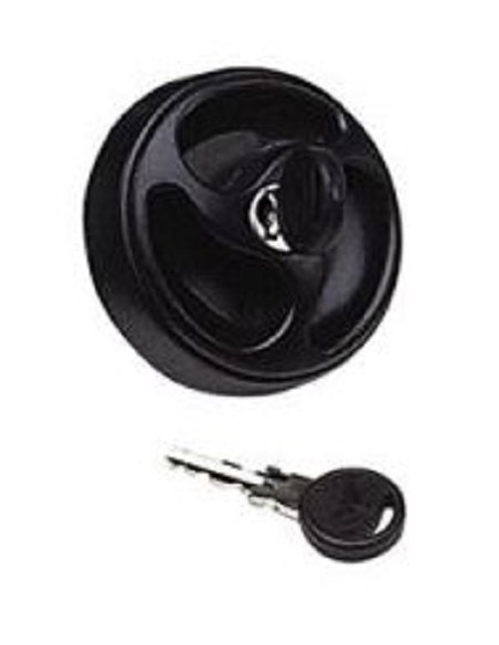 Cap for water tank with key black Cap for water tank with key black