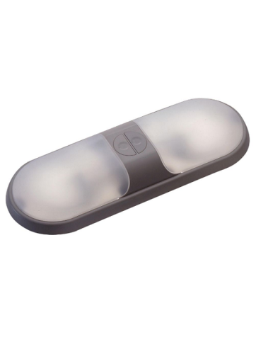 Plafón doble de LEDs blanco Inovtech