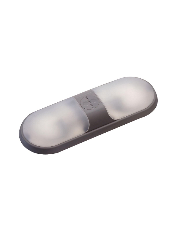 Weiße LED-Doppeldeckenleuchte Inovtech