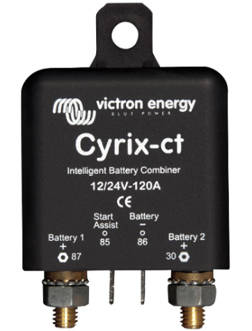 Relé combinador de batería Cyrix a 12/24V-120A