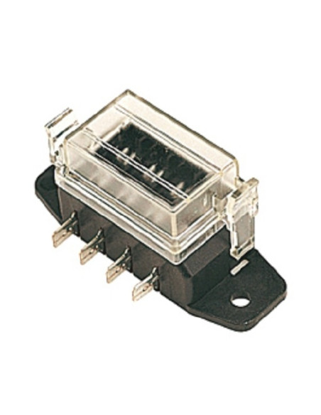 Supporto per 4 fusibili con coperchio Supporto per 4 fusibili con coperchio