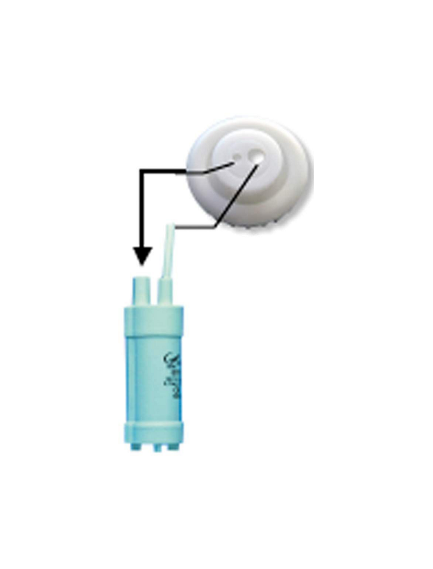 Dirty water tank of 25 liters with wheels. Gray. Midlands