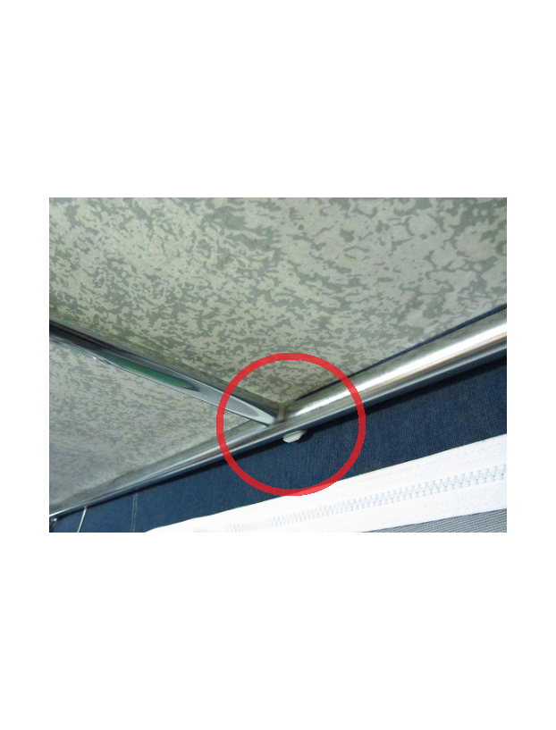 Plastic hook to articulate bars and masts x3