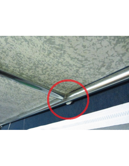 Gancho de plástico para articular barras e mastros x3