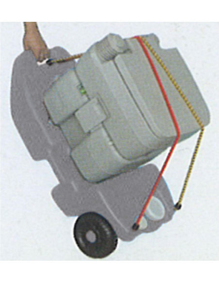 Dirty water tank of 25 liters with wheels. Gray. Midlands Dirty water tank of 25 liters with wheels. Gray. Midlands