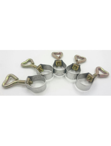 Brida metalica de mástil de 25mm