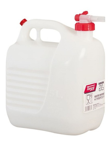 Bidon plastique avec robinet 5 litres 'Tayg'