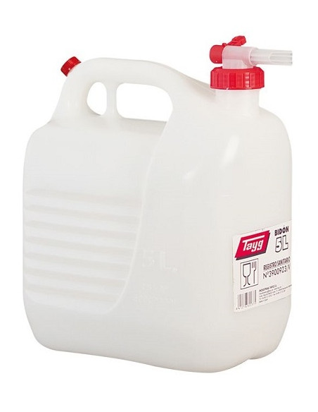 Plastic jerry can with tap 5 liters 'Tayg'
