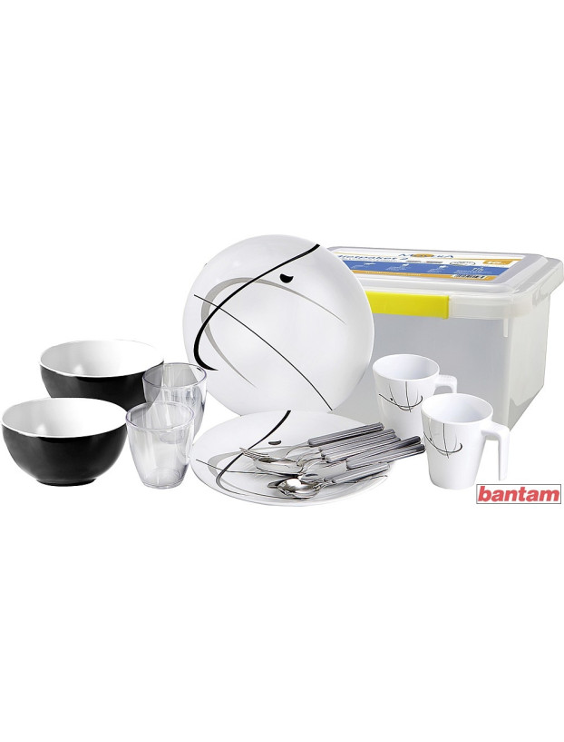 Non-slip melamine tableware Brunner