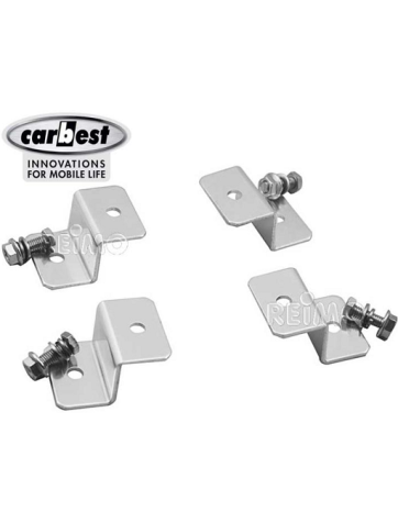 Soporte de aluminio en forma de Z para paneles solares de 80W Carbest