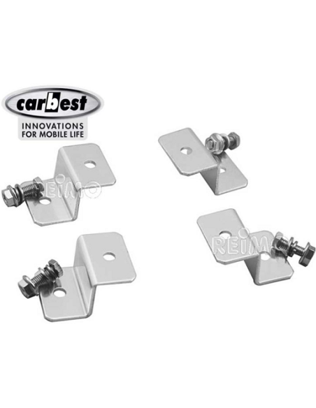 Supporto in alluminio a forma di Z per pannelli solari Carbest 80W