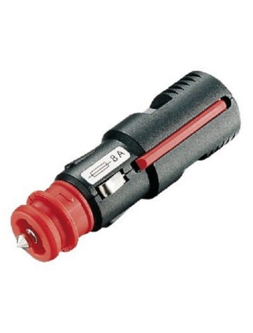 Conector de mechero macho a 12V universal con fusible
