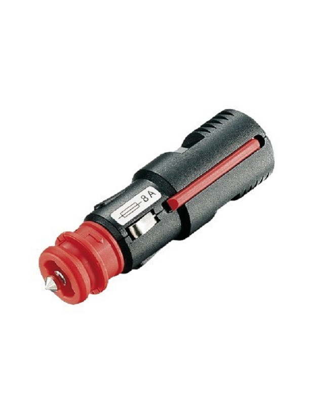 Conector de mechero macho a 12V universal con fusible