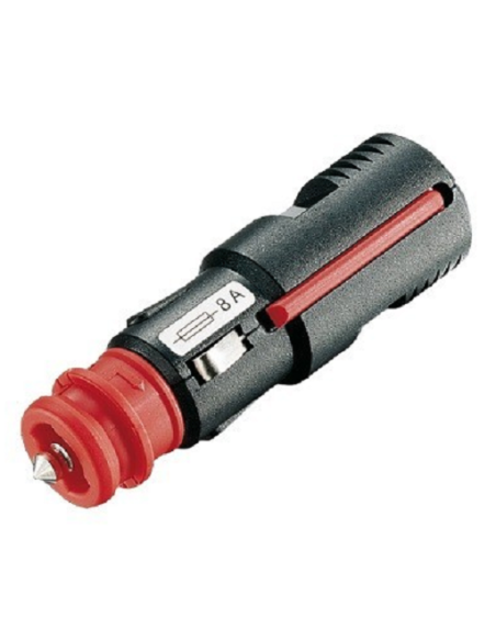 Conector de mechero macho a 12V universal con fusible Conector de mechero macho a 12V universal con fusible