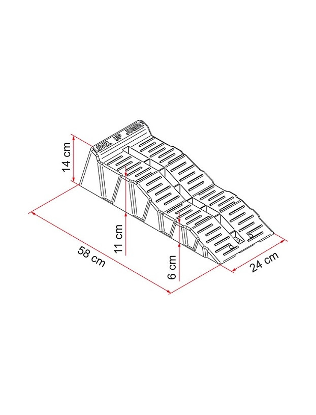 Leveling shims Level Up Jumbo Fiamma 8t