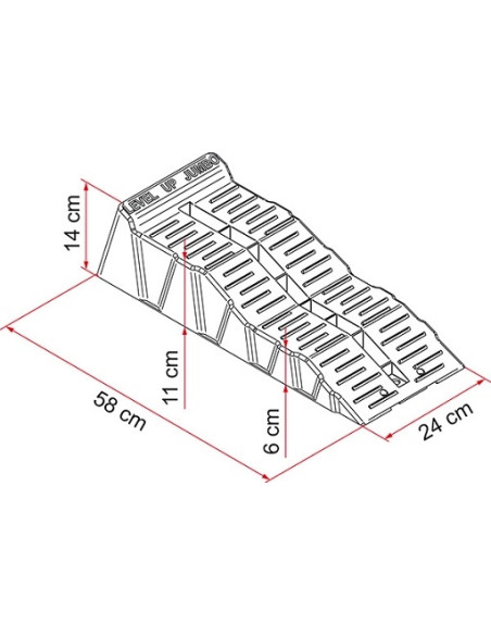 Leveling shims Level Up Jumbo Fiamma 8t