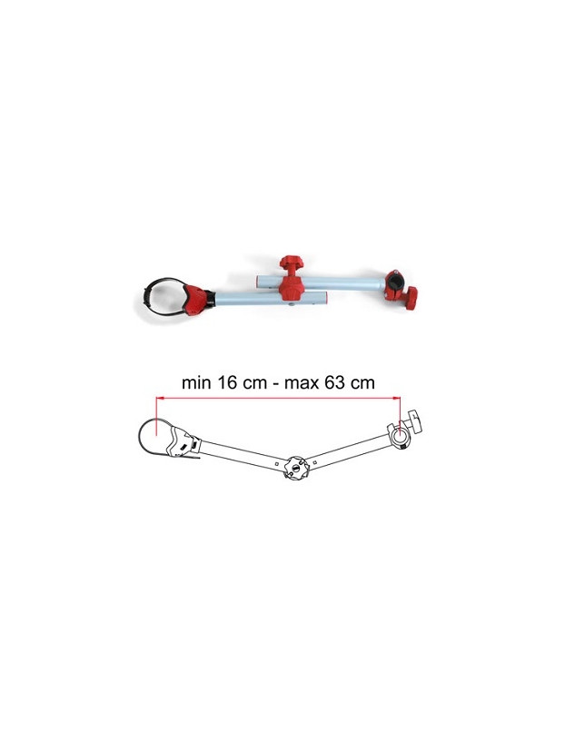 Verstellbarer Arm Fiamma PRO D2 ROT