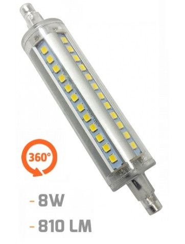 Lâmpada LED R7S 360° luz fria EDM 118MM
