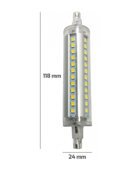 Lampadina LED R7S 360 ° luce fredda EDM 118MM