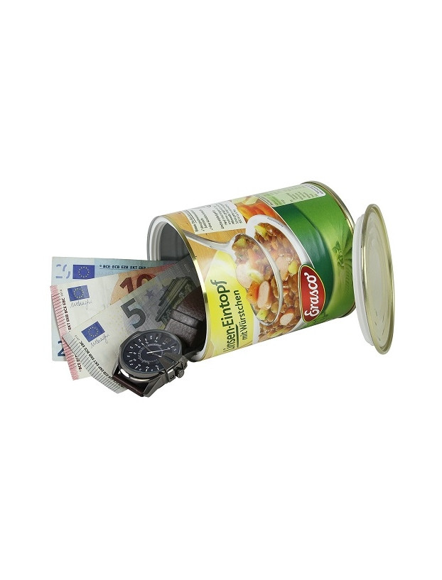 Lata de segurança para guardar dinheiro