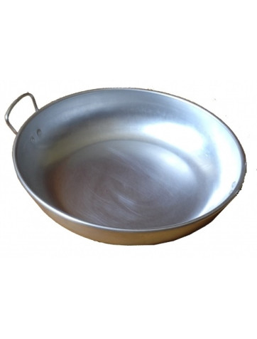 Assiette creuse en aluminium, diamètre 22 cm