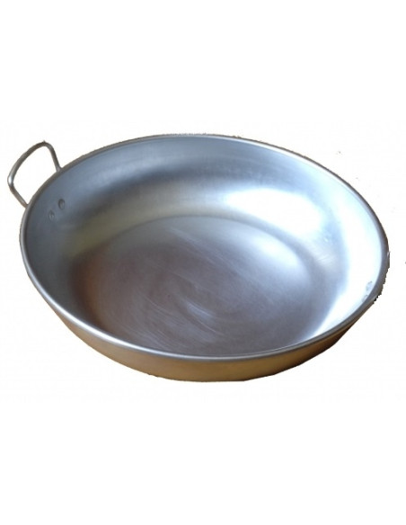 Assiette creuse en aluminium, diamètre 22 cm