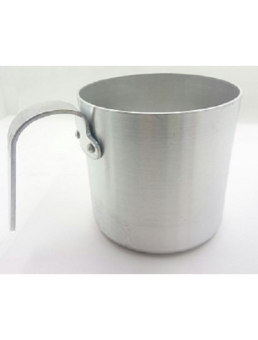 Taza aluminio, diámetro 8cm