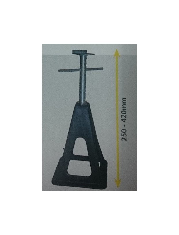 Jeu de 4 cales de stabilisation réglables