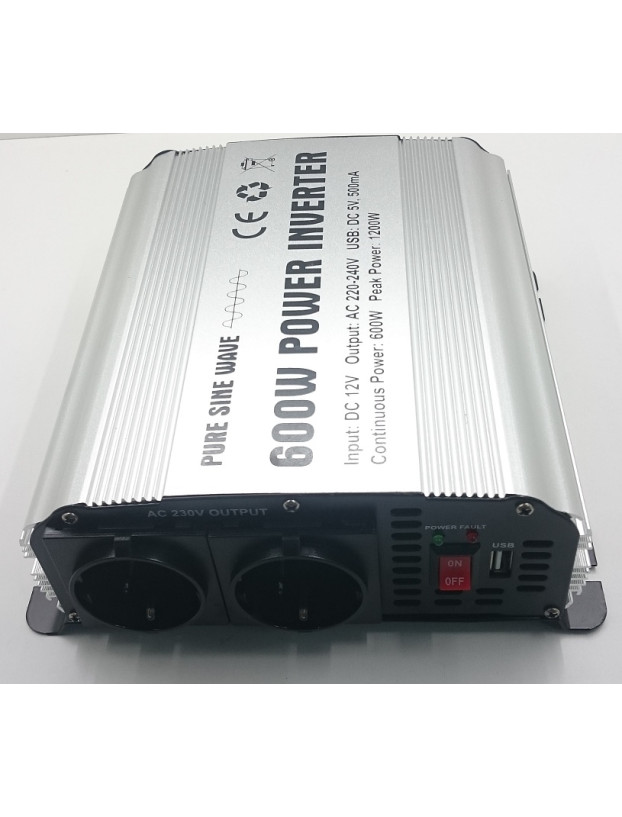 Inversor Conversor Sinusal 600W Pure Line