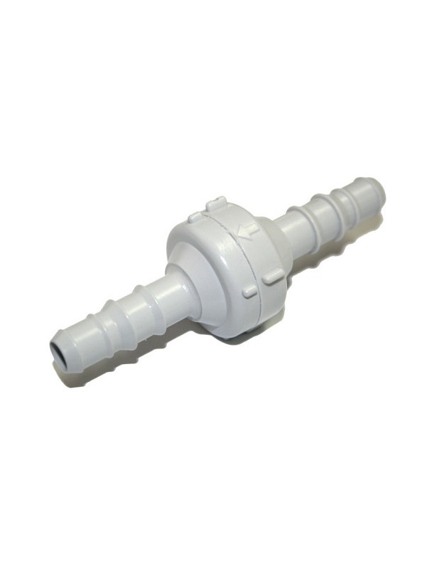 Non-return valve connection for 10 mm tube