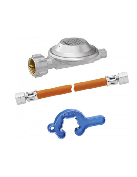 Gok propane regulator 50 mbar + hose + key