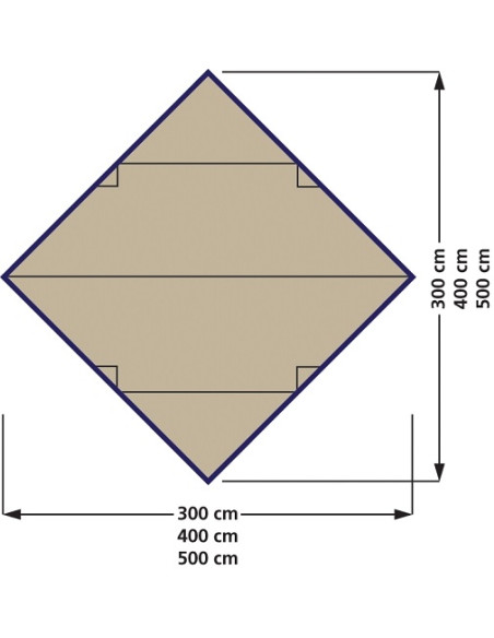 Eurotrail gable light awning