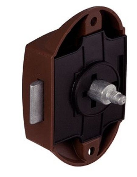 Lock and furniture handle Brown