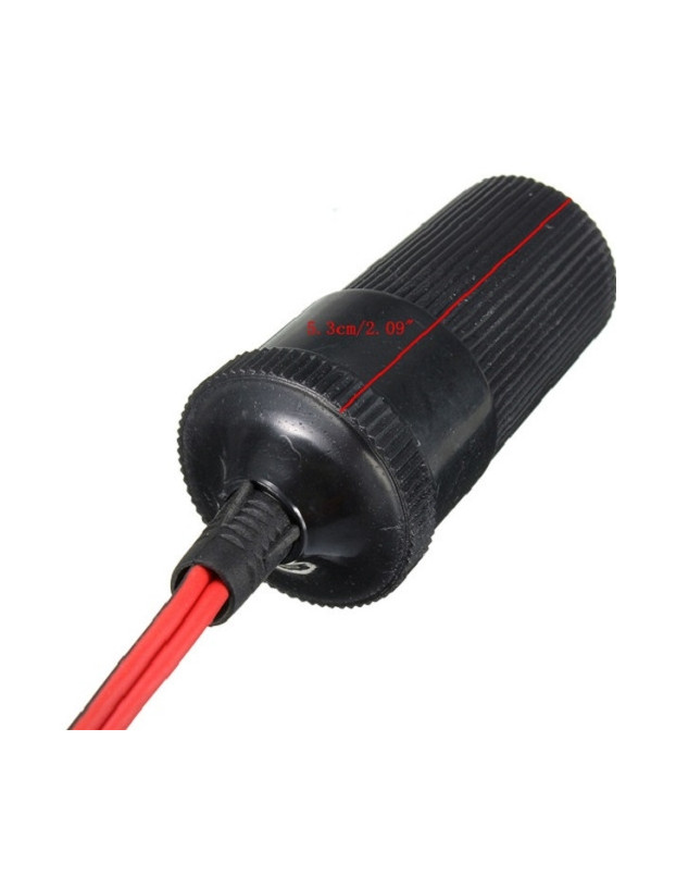 Prise allume-cigare 12 V avec clips pour batterie de voiture