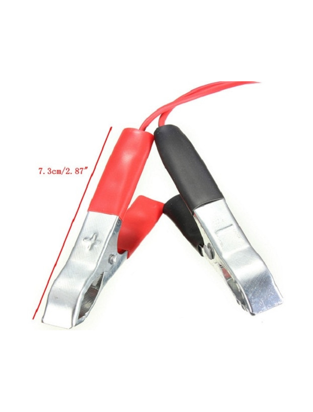 Prise allume-cigare 12 V avec clips pour batterie de voiture