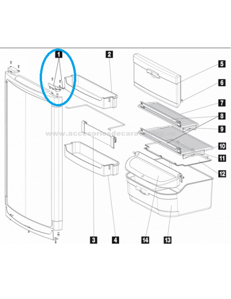 Thetford fridge permanent opening piece Thetford fridge permanent opening piece