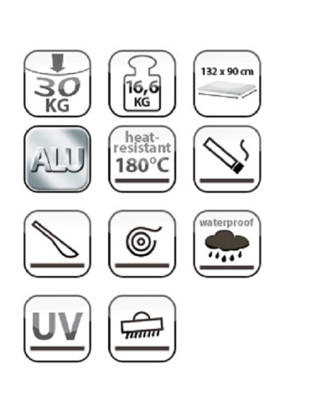 Étendre la table pliante Westfield