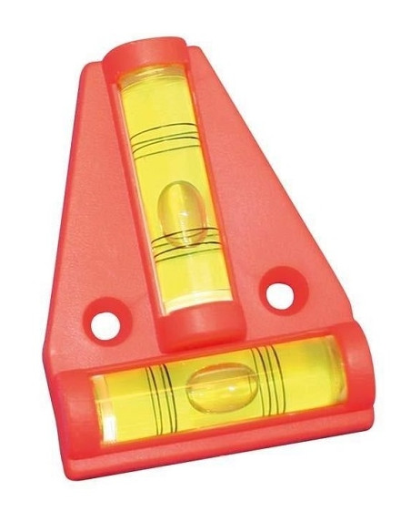 Piccolo livello con forma di triangolo con magnete
