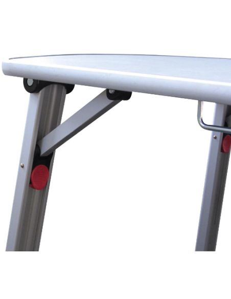 Table pliante en aluminium 90 cm
