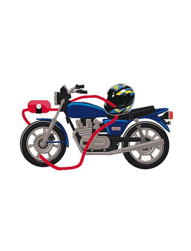 Alarme acoustique avec câble de verrouillage antivol de 2,40 mètres et haut-parleur de 120 dB