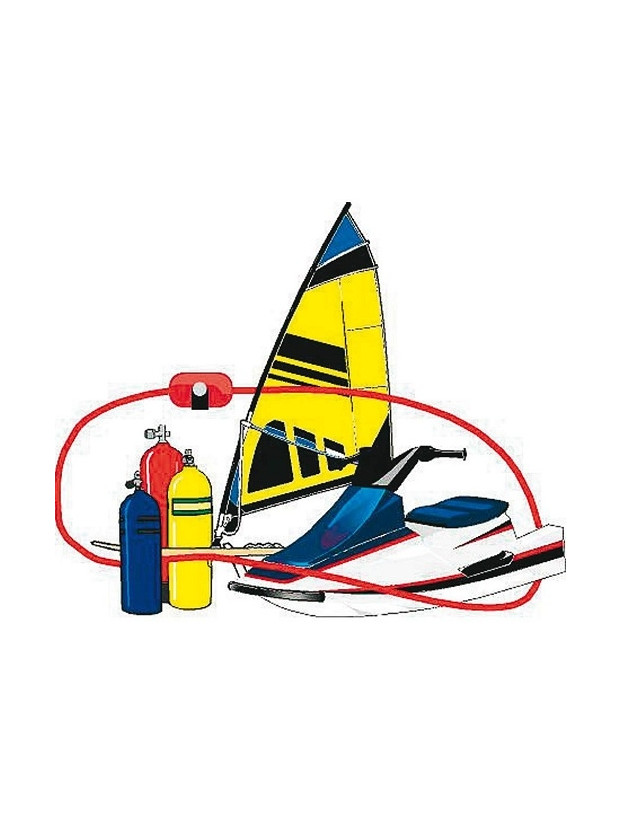 Acoustic alarm with 2.40 meter anti-theft lock cable and 120 dB speaker