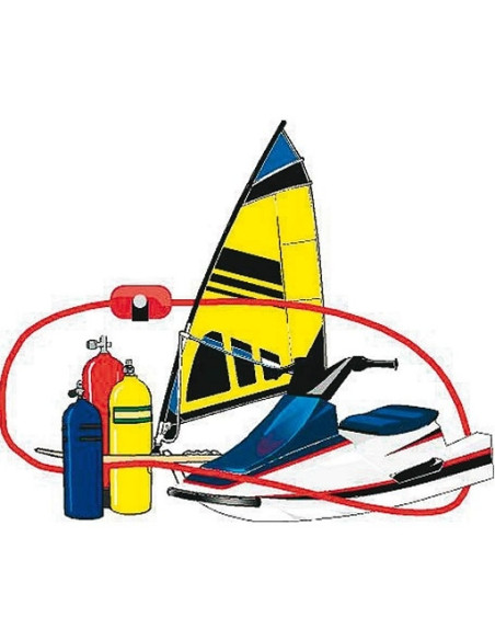 Alarme acoustique avec câble de verrouillage antivol de 2,40 mètres et haut-parleur de 120 dB