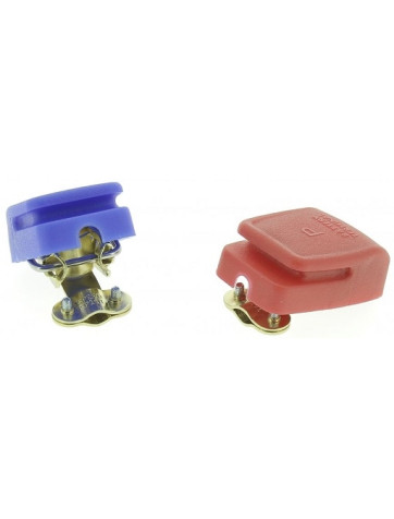Pair of terminals for fast battery connection