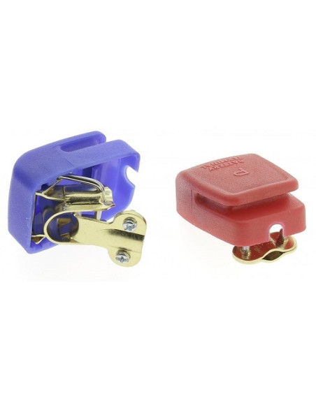 Par de terminais para conexão rápida da bateria