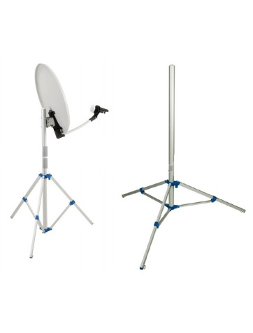 Tripode ultraligero plegable para antenas parabolicas