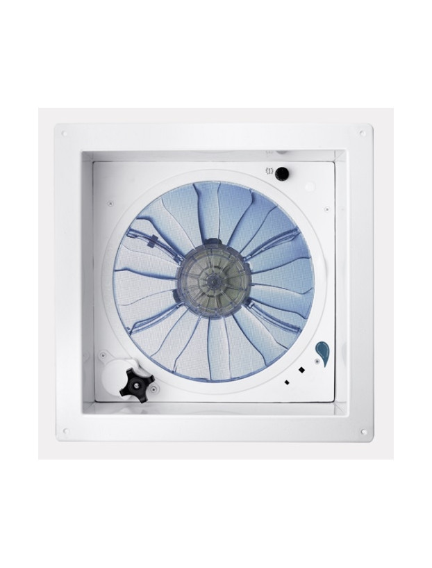 Puits de lumière Dometic FanTastic 7350 Vent avec capteur de pluie Couverture blanche