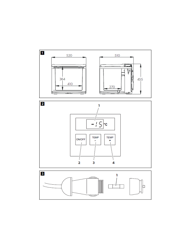 Frigorifero Dometic CK 40 D con compressore ibrido