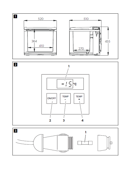 Frigorifero Dometic CK 40 D con compressore ibrido